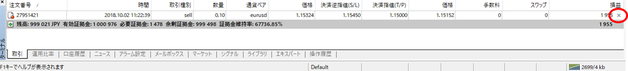 FX,MT4,売買,取引